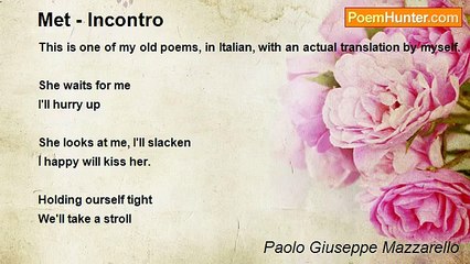 Paolo Giuseppe Mazzarello - Met - Incontro