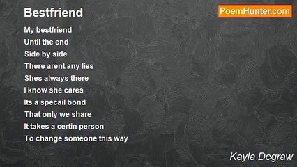 Kayla Degraw - Bestfriend