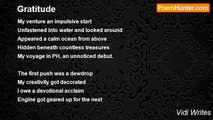 Vidi Writes - Gratitude