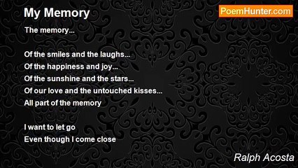 Ralph Acosta - My Memory