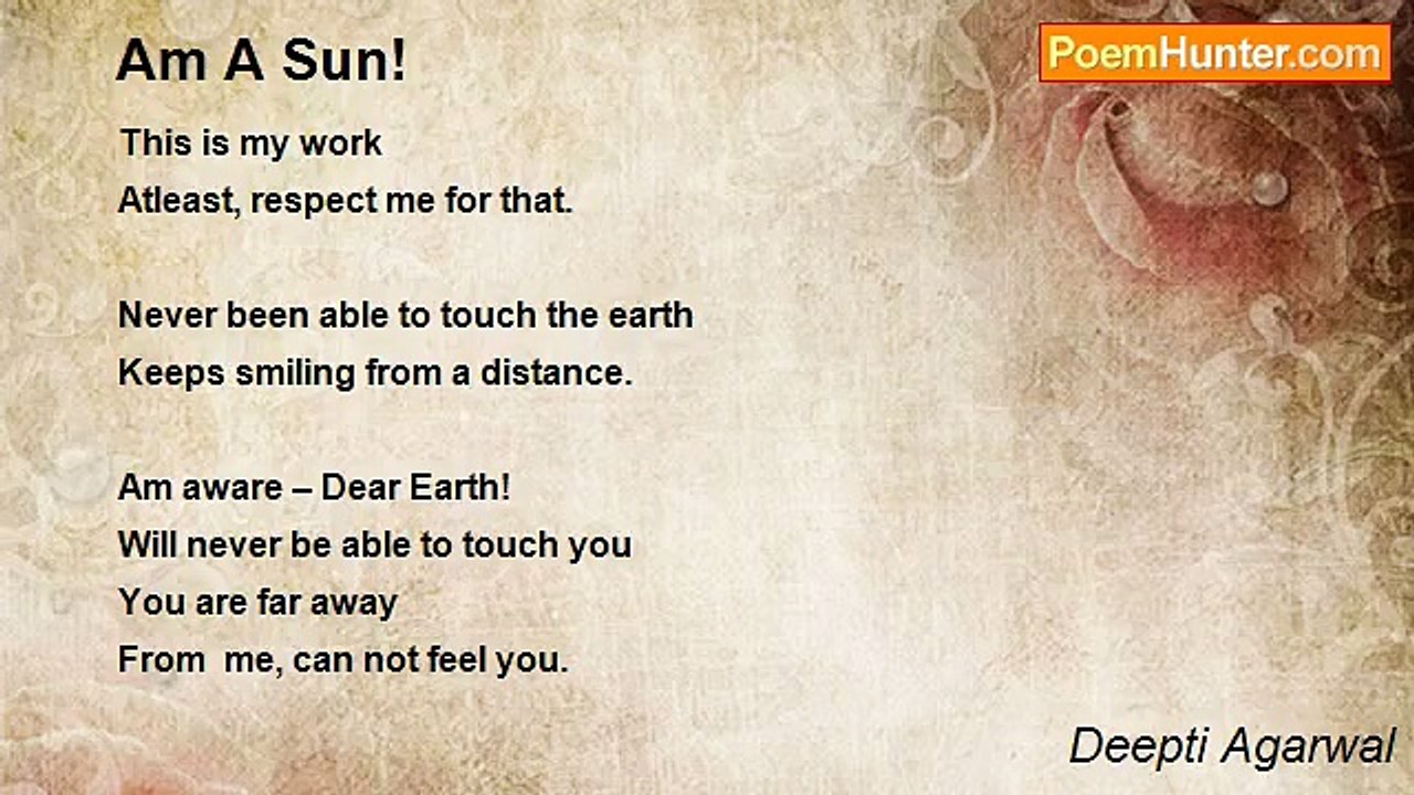 Deepti Agarwal - Am A Sun!