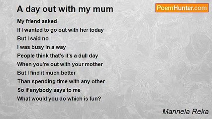 Marinela Reka - A day out with my mum