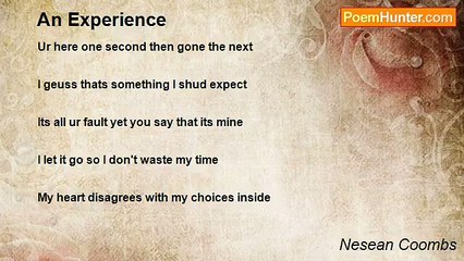 Nesean Coombs - An Experience