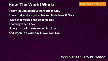 John Nanashi Trowa Barton - Understanding the World