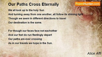 Alice Affi - Our Paths Cross Eternally