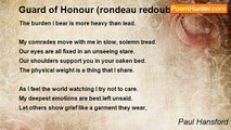 Paul Hansford - Guard of Honour (rondeau redoublé)