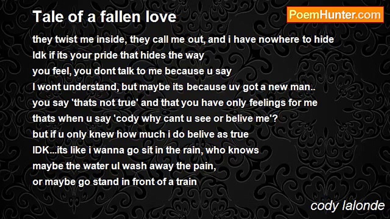 cody lalonde - Tale of a fallen love
