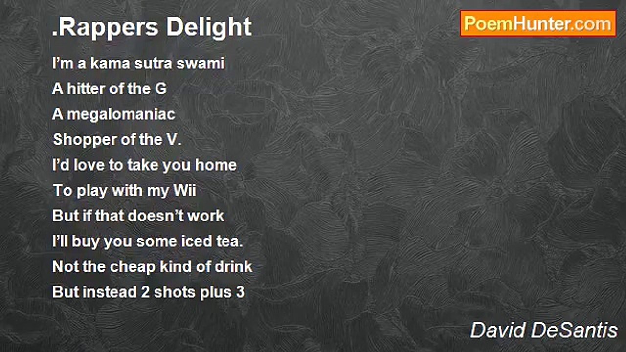 David DeSantis - .Rappers Delight
