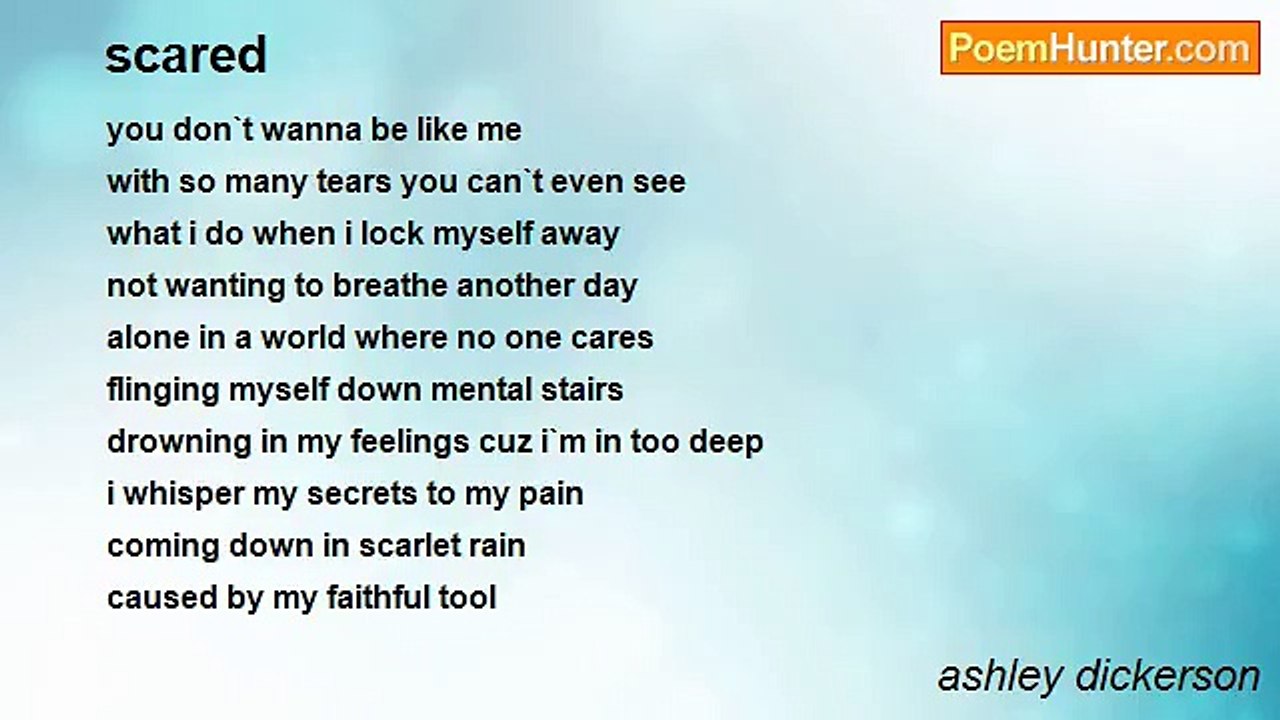 ashley dickerson - scared