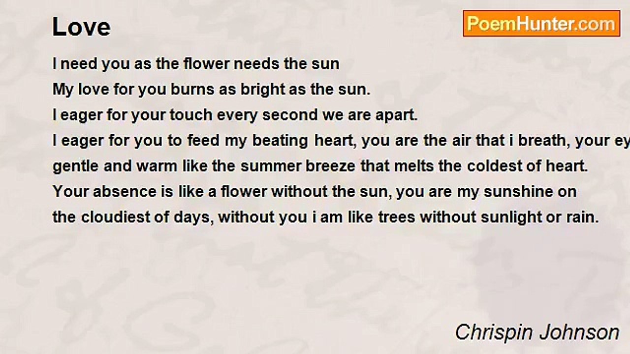Chrispin Johnson - Love
