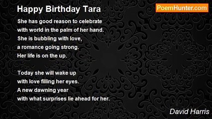 David Harris - Happy Birthday Tara