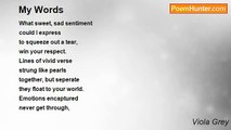 Viola Grey - My Words