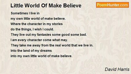 David Harris - Little World Of Make Believe