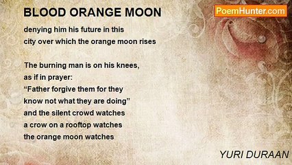 YURI DURAAN - BLOOD ORANGE MOON