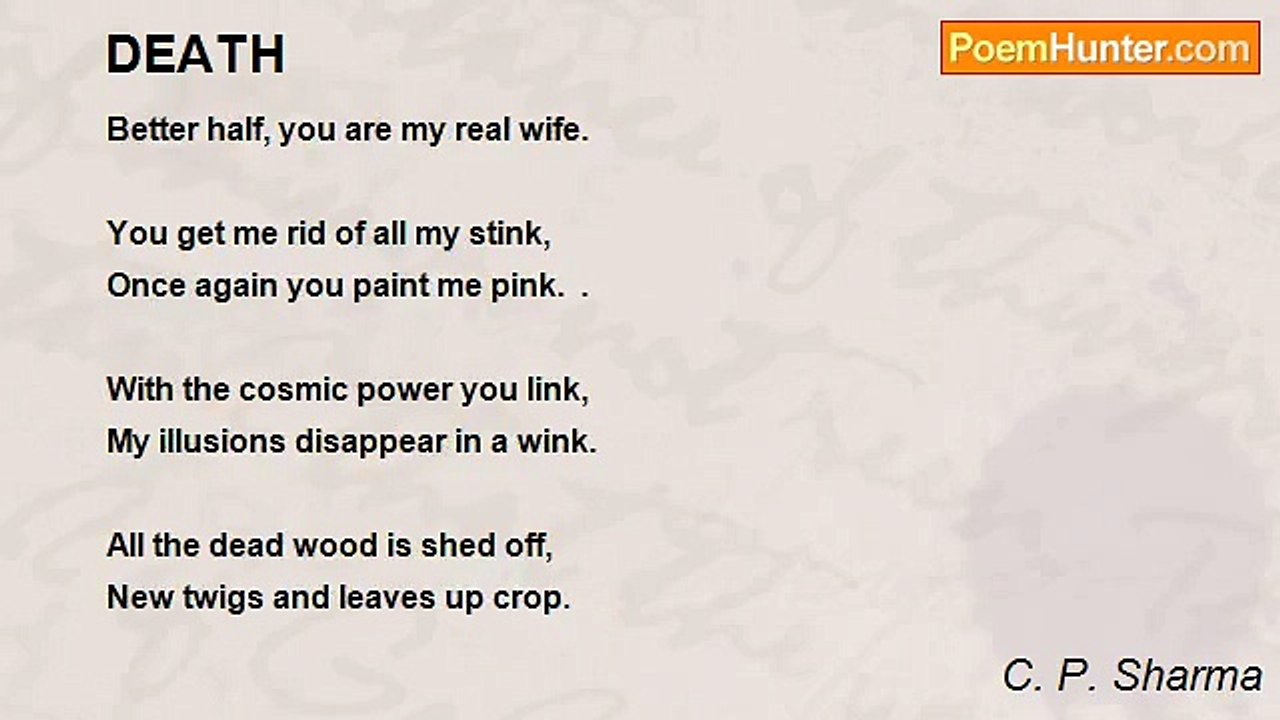 C. P. Sharma - DEATH