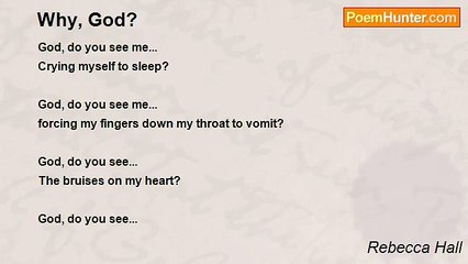 Rebecca Hall - Why, God?