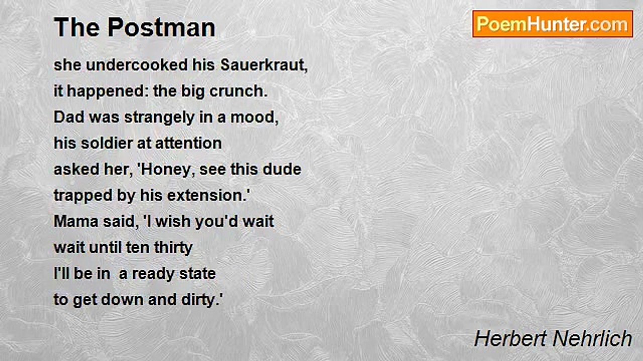 Herbert Nehrlich - The Postman