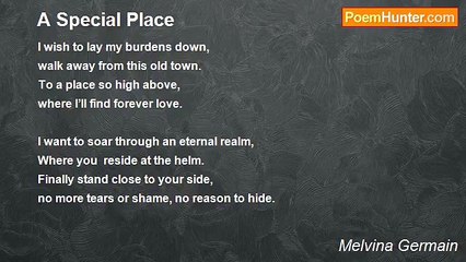 Melvina Germain - A Special Place