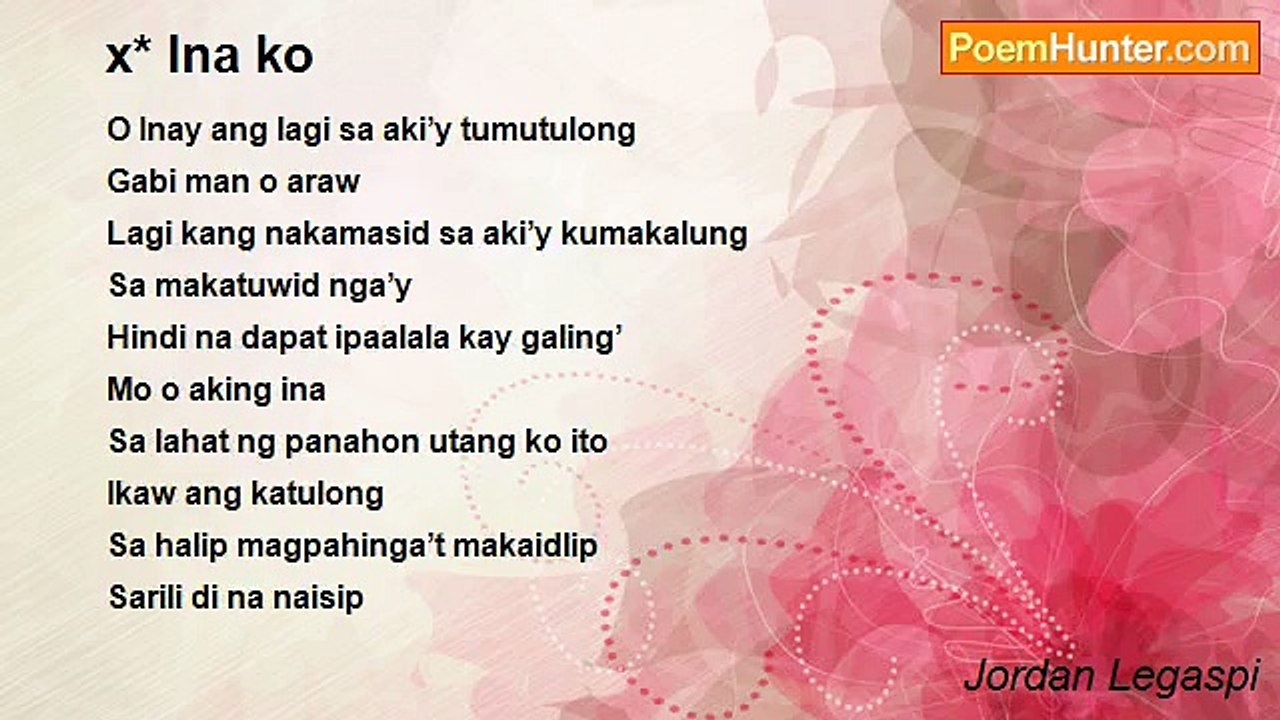 Jordan Legaspi - x* Ina ko