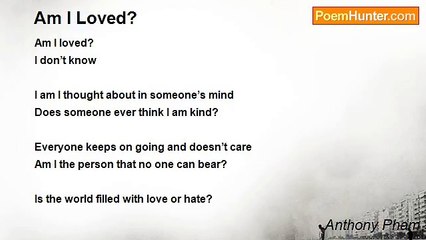 Anthony Pham - Am I Loved?
