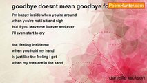 danielle jackson - goodbye doesnt mean goodbye forever