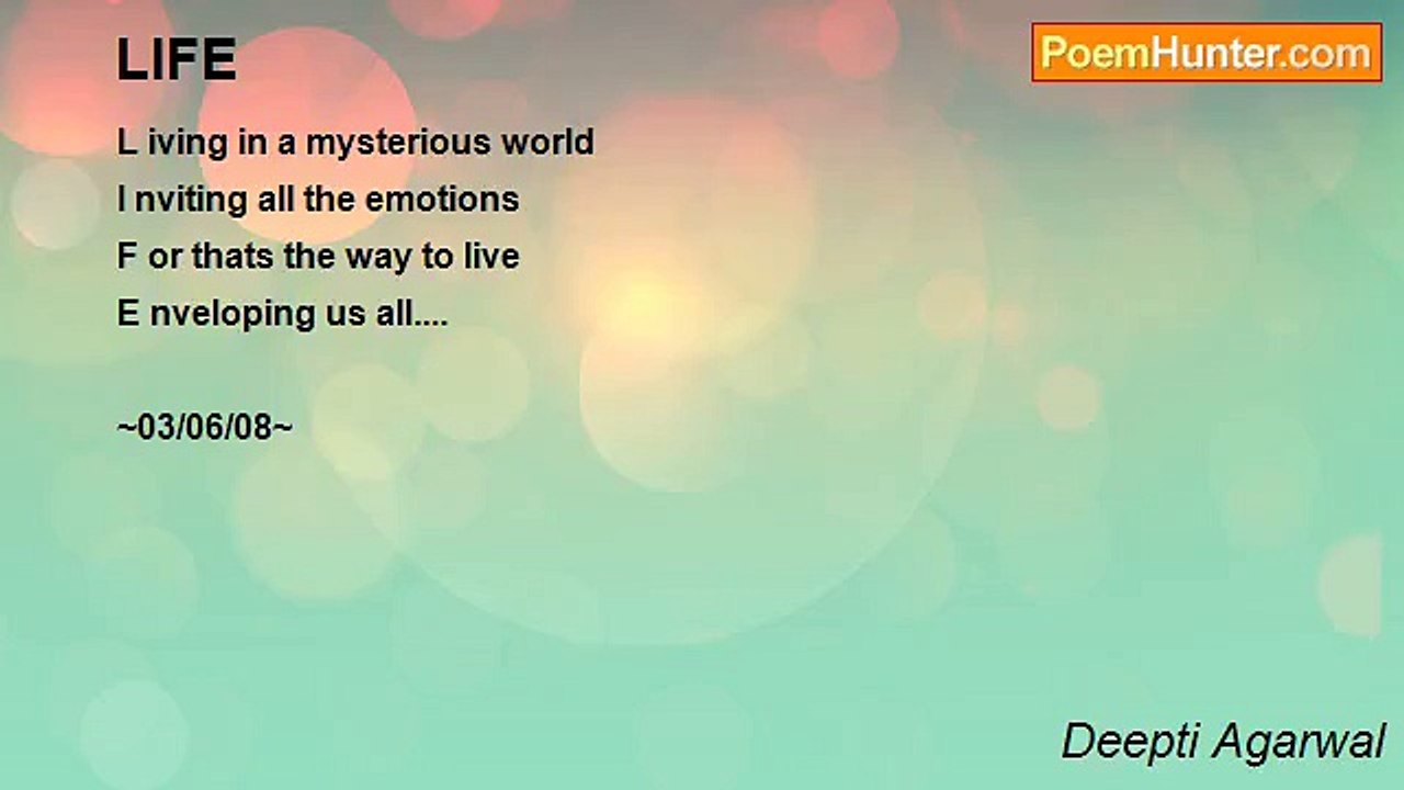 Deepti Agarwal - LIFE