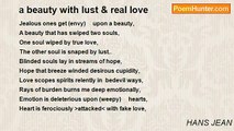HANS JEAN - a beauty with lust & real love