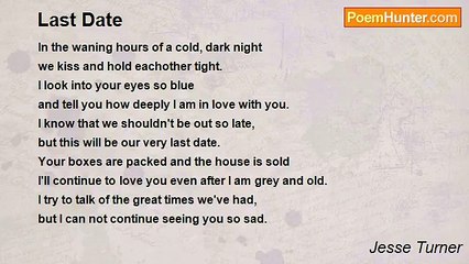 Jesse Turner - Last Date