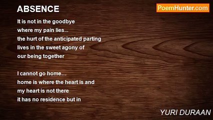 YURI DURAAN - ABSENCE