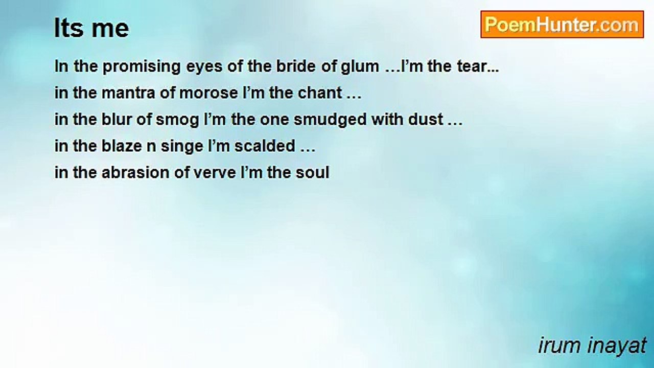 irum inayat - Its me