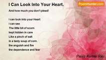 Palas Kumar Ray - I Can Look Into Your Heart.