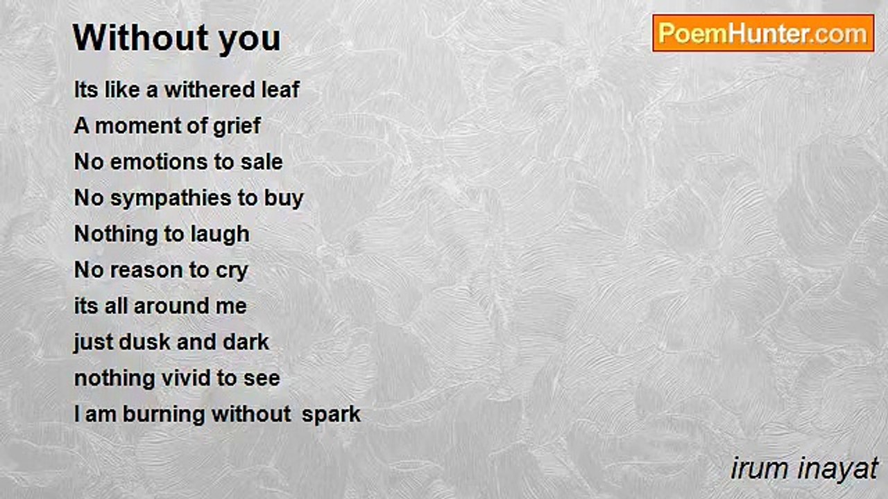 irum inayat - Without you