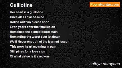 sathya narayana - Guillotine