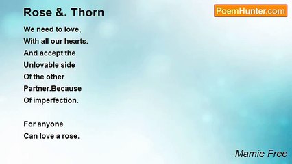 Mamie Free - Rose &. Thorn