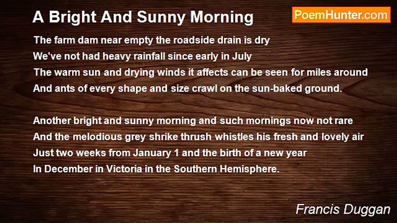 Francis Duggan - A Bright And Sunny Morning