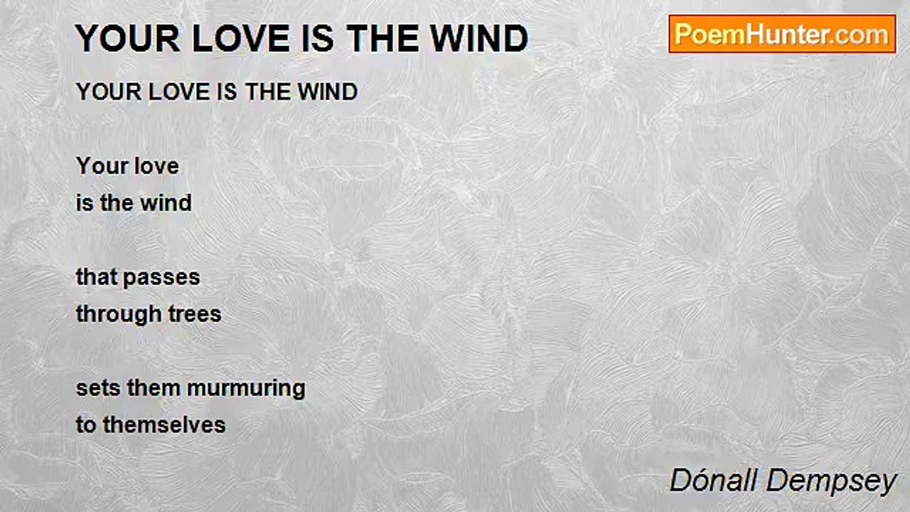 Dónall Dempsey - YOUR LOVE IS THE WIND