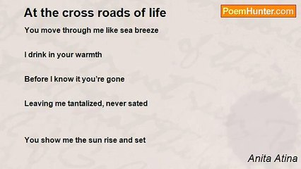 Anita Atina - At the cross roads of life