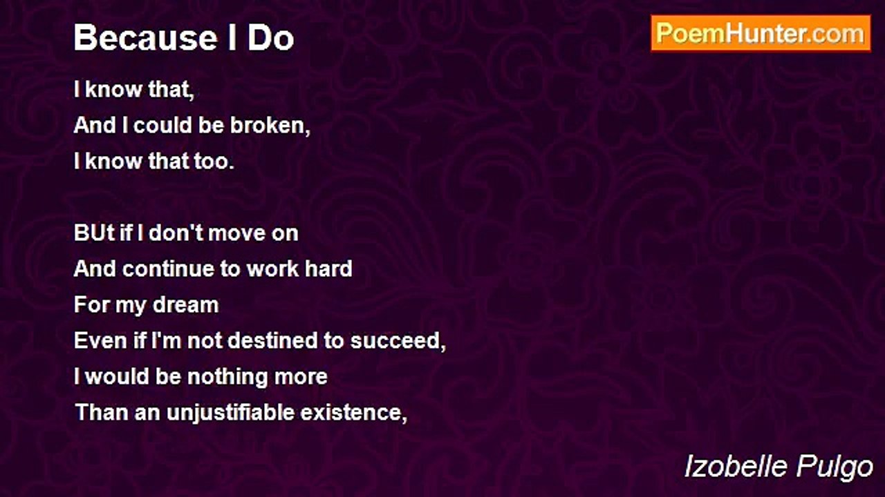 Izobelle Pulgo - Because I Do
