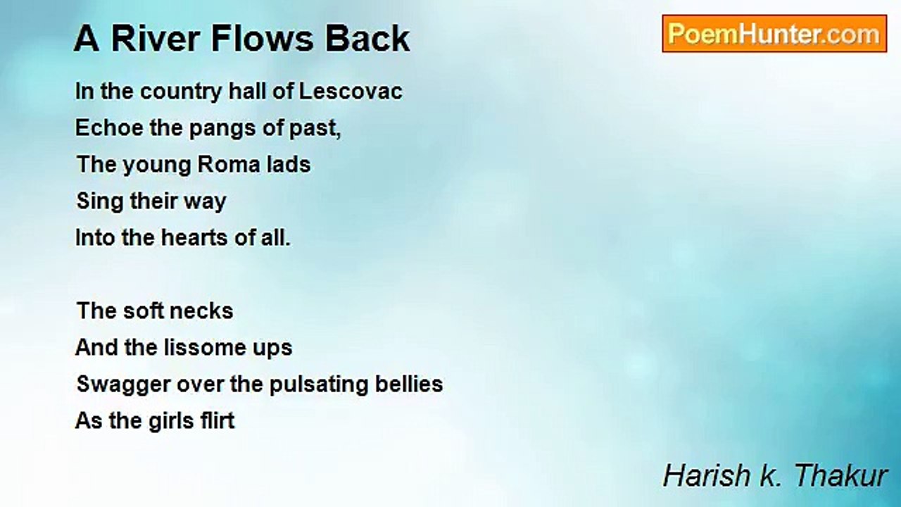 Harish k. Thakur - A River Flows Back