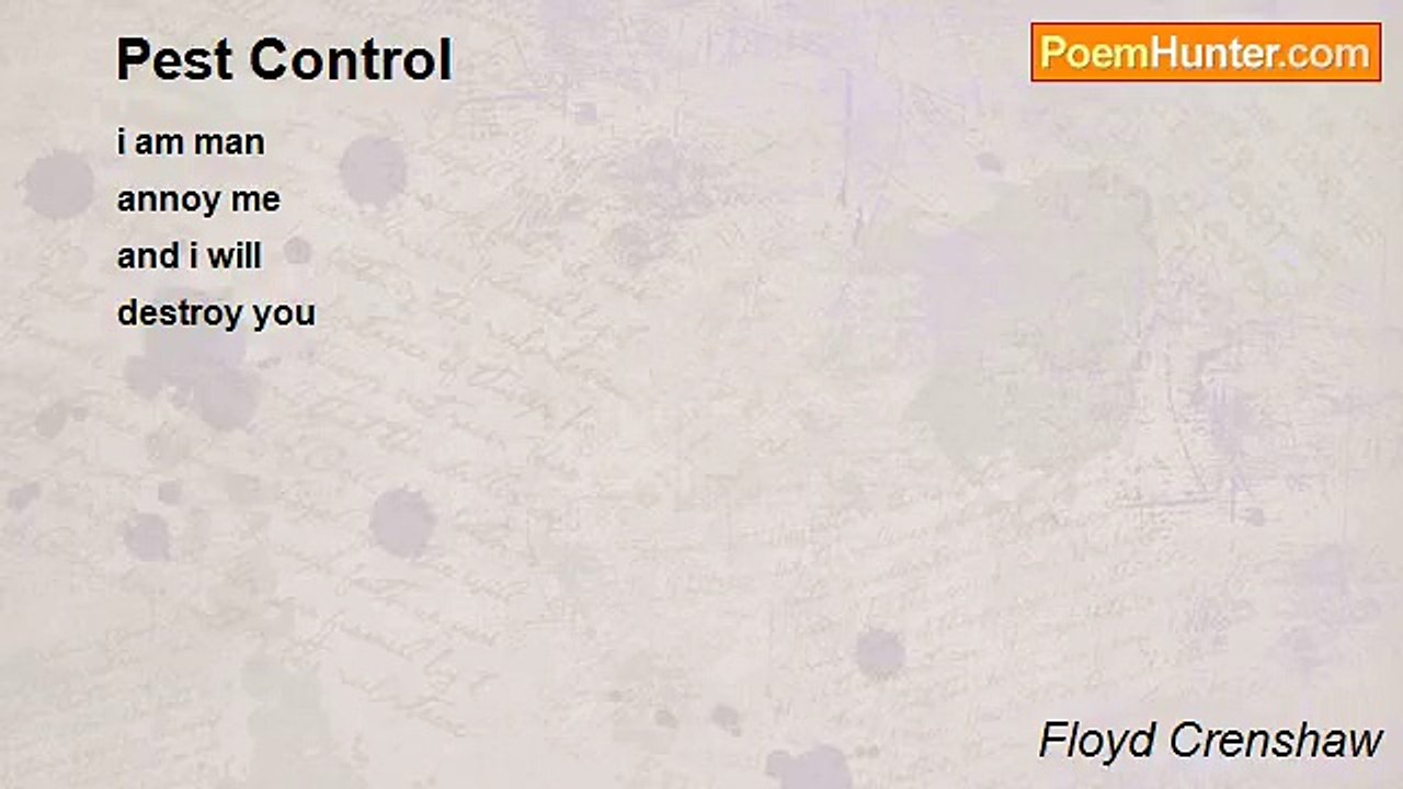 Floyd Crenshaw - Pest Control