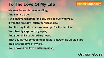 Osvaldo Govea - To The Love Of My Life