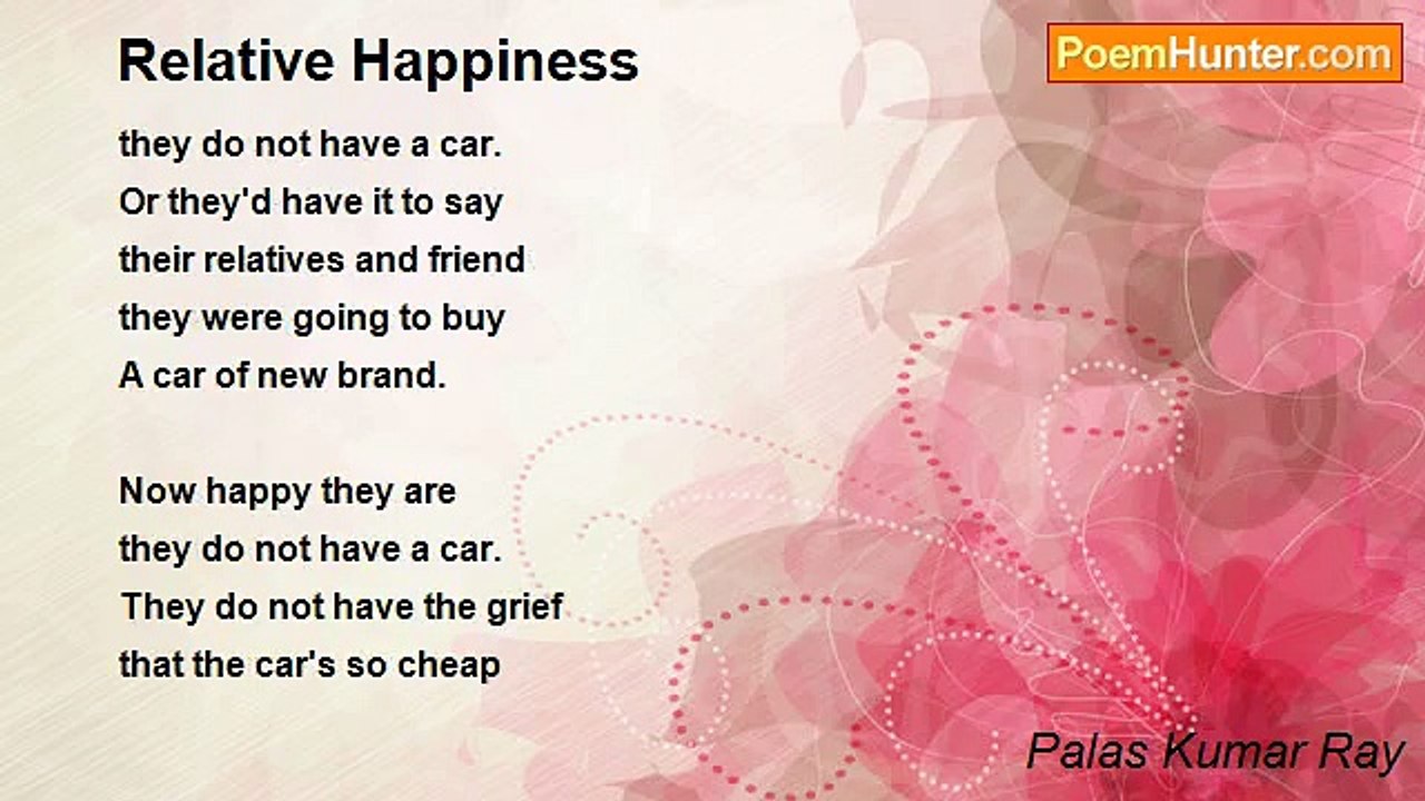 Palas Kumar Ray - Relative Happiness