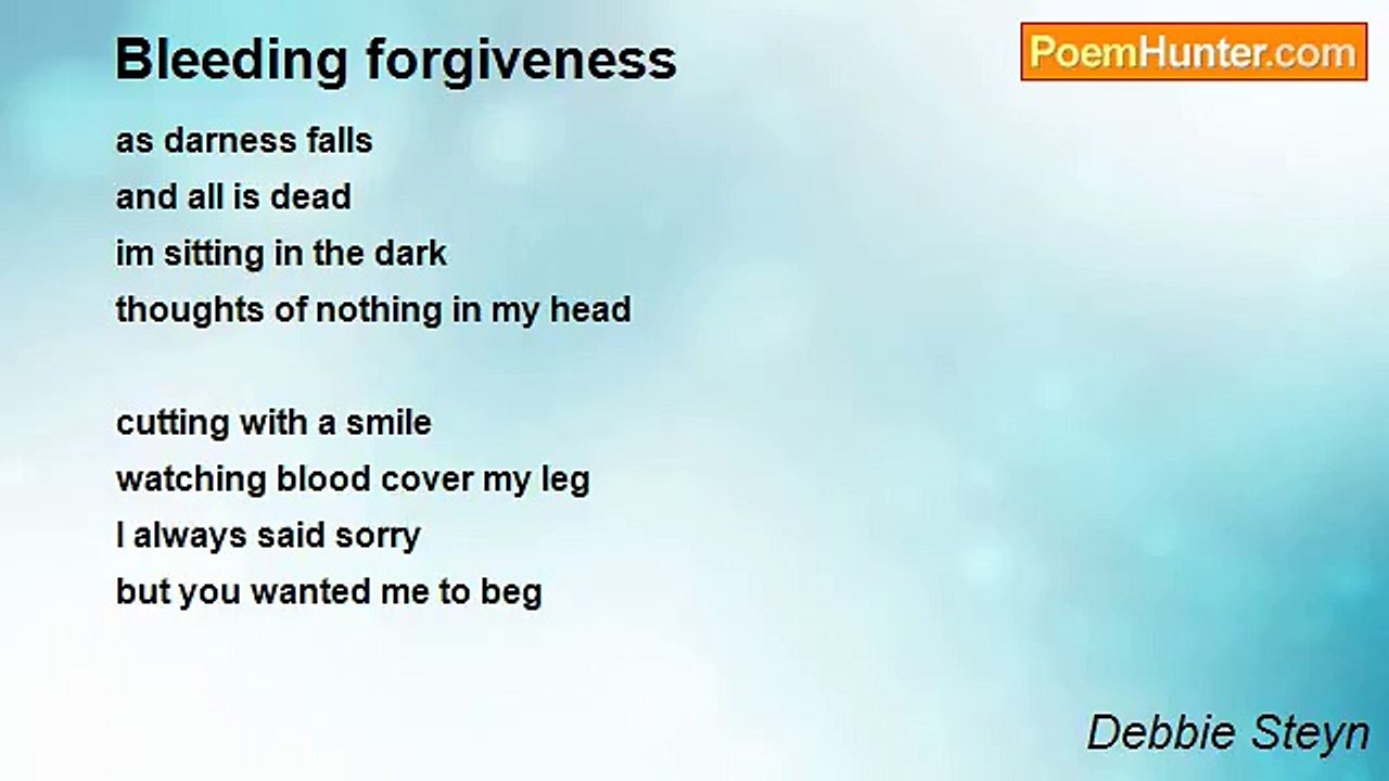 Debbie Steyn - Bleeding forgiveness