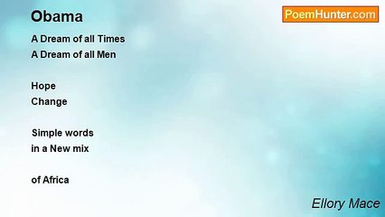 Ellory Mace's Obama: A Vision of Hope and Change 🌟