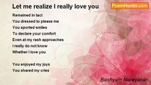 Bashyam Narayanan - Let me realize I really love you