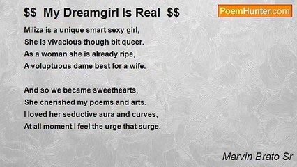 Marvin Brato Sr - $$  My Dreamgirl Is Real  $$