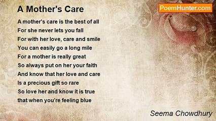 Seema Chowdhury - A Mother's Care
