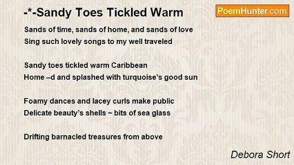 Debora Short - -*-Sandy Toes Tickled Warm