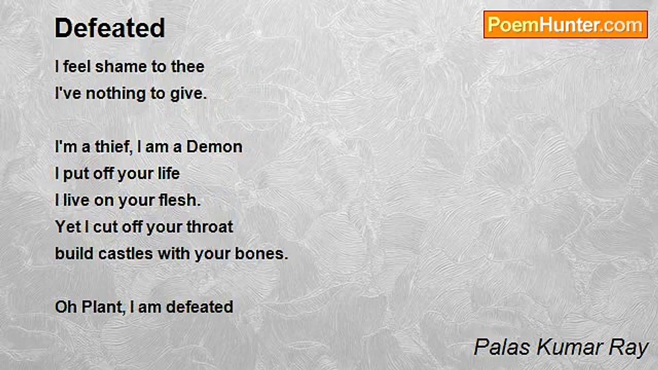 Palas Kumar Ray - Defeated