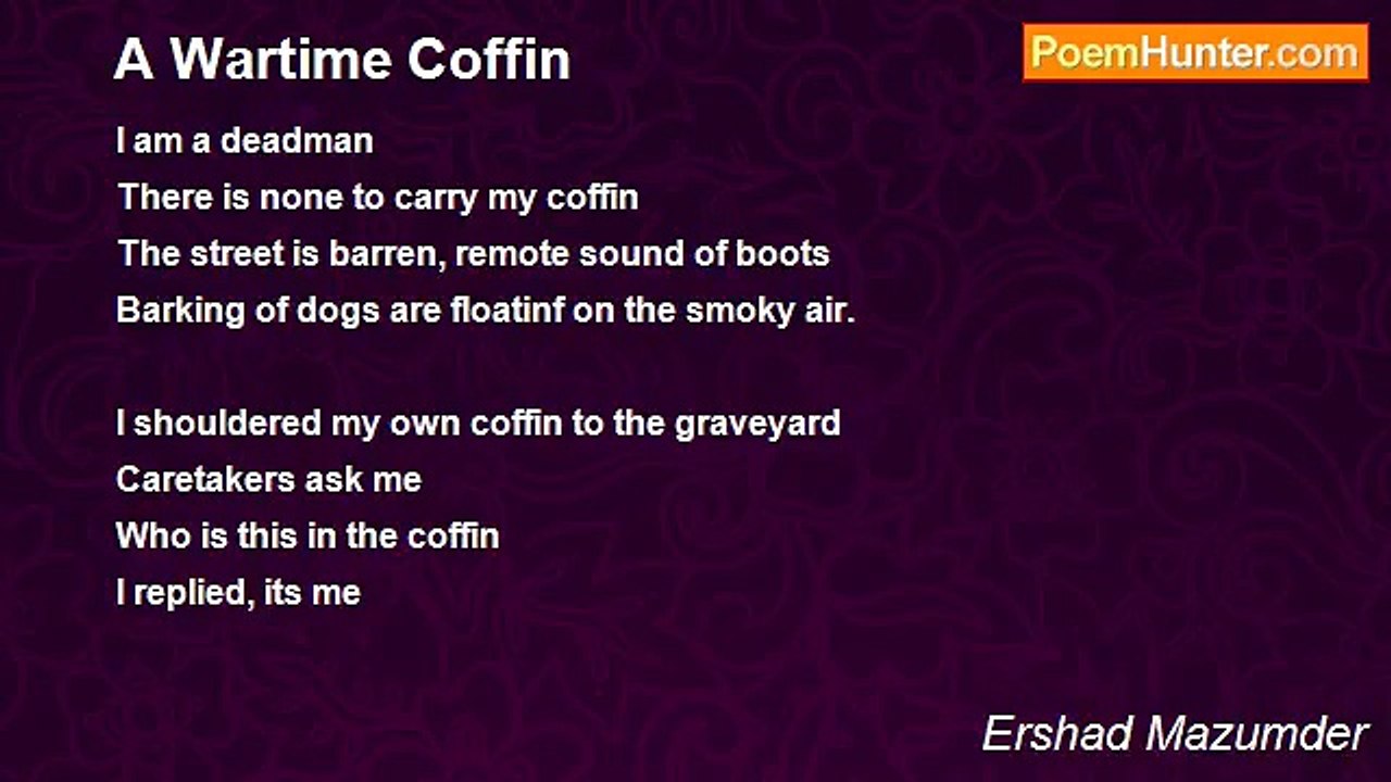 Ershad Mazumder - A Wartime Coffin